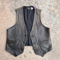 1980’s Vanson Leathers Motorcycle Vest 21” Chest
