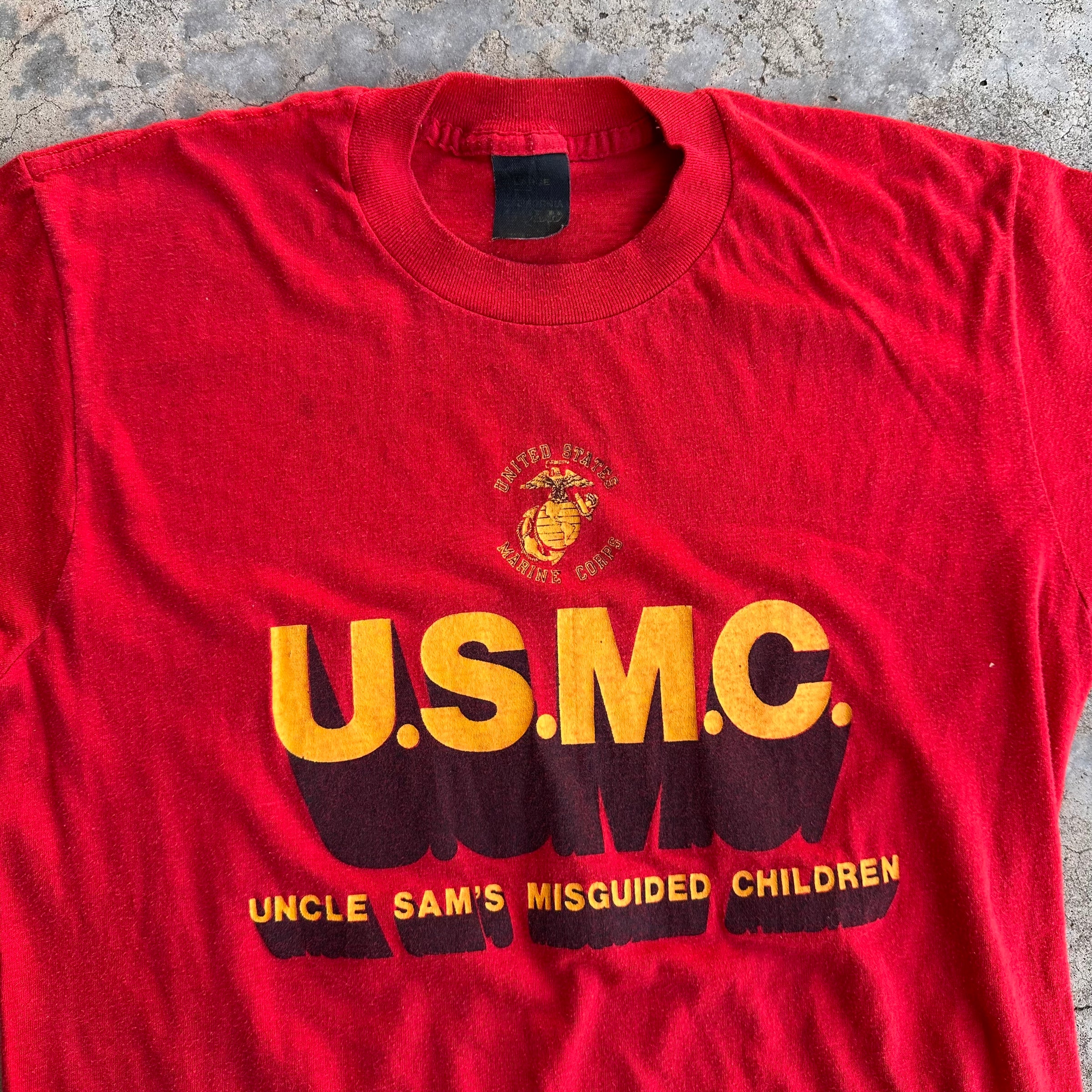1980’s Uncle Sam’s Misguided Children US Marine Corps T-Shirt Small