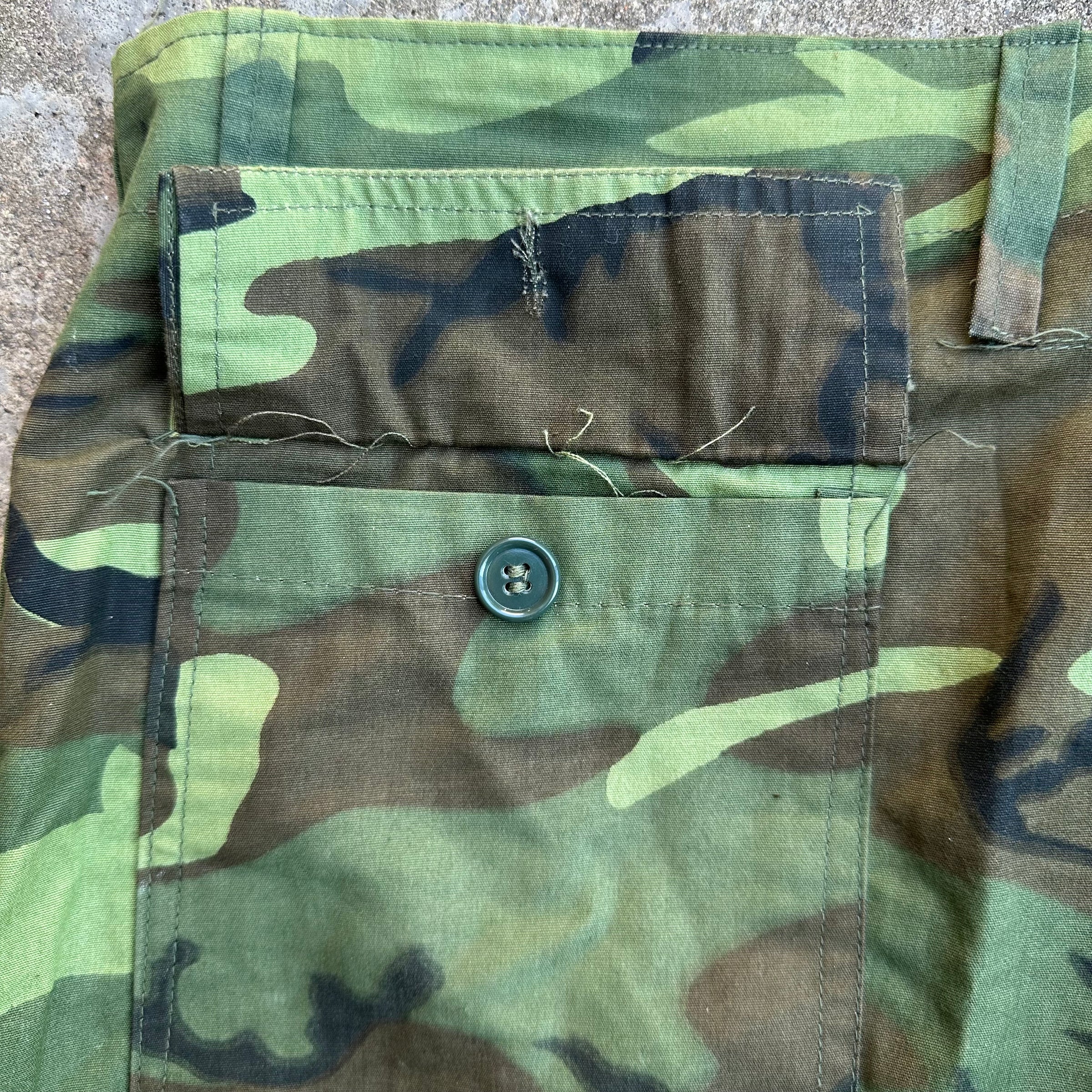 1960’s Deadstock ARVN Poplin ERDL Pants 34” Waist