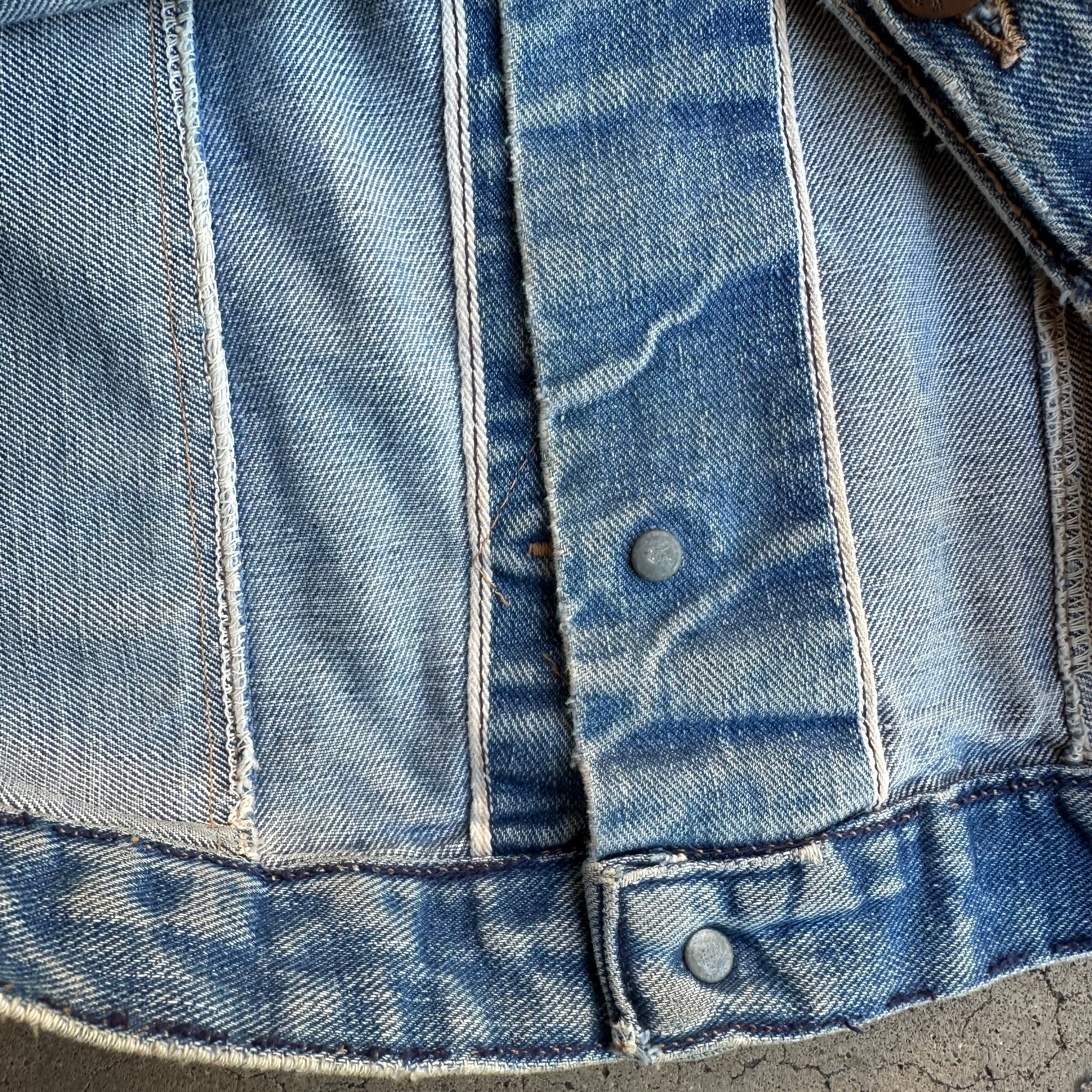 1960’s Wrangler 124MJ Denim Cutoff Vest Size 38