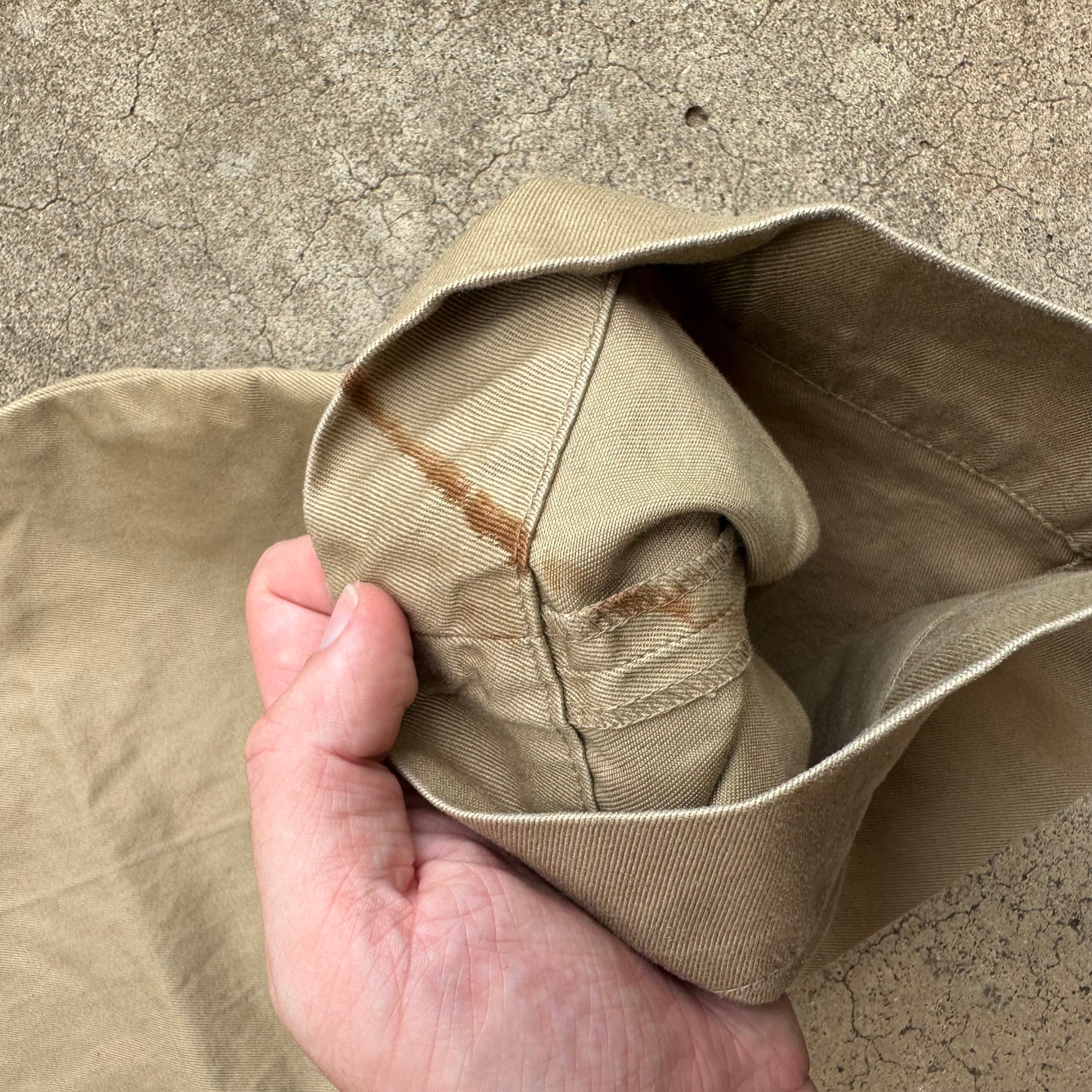 1940’s WWII US Army M-45 Khaki Pants 30” Waist