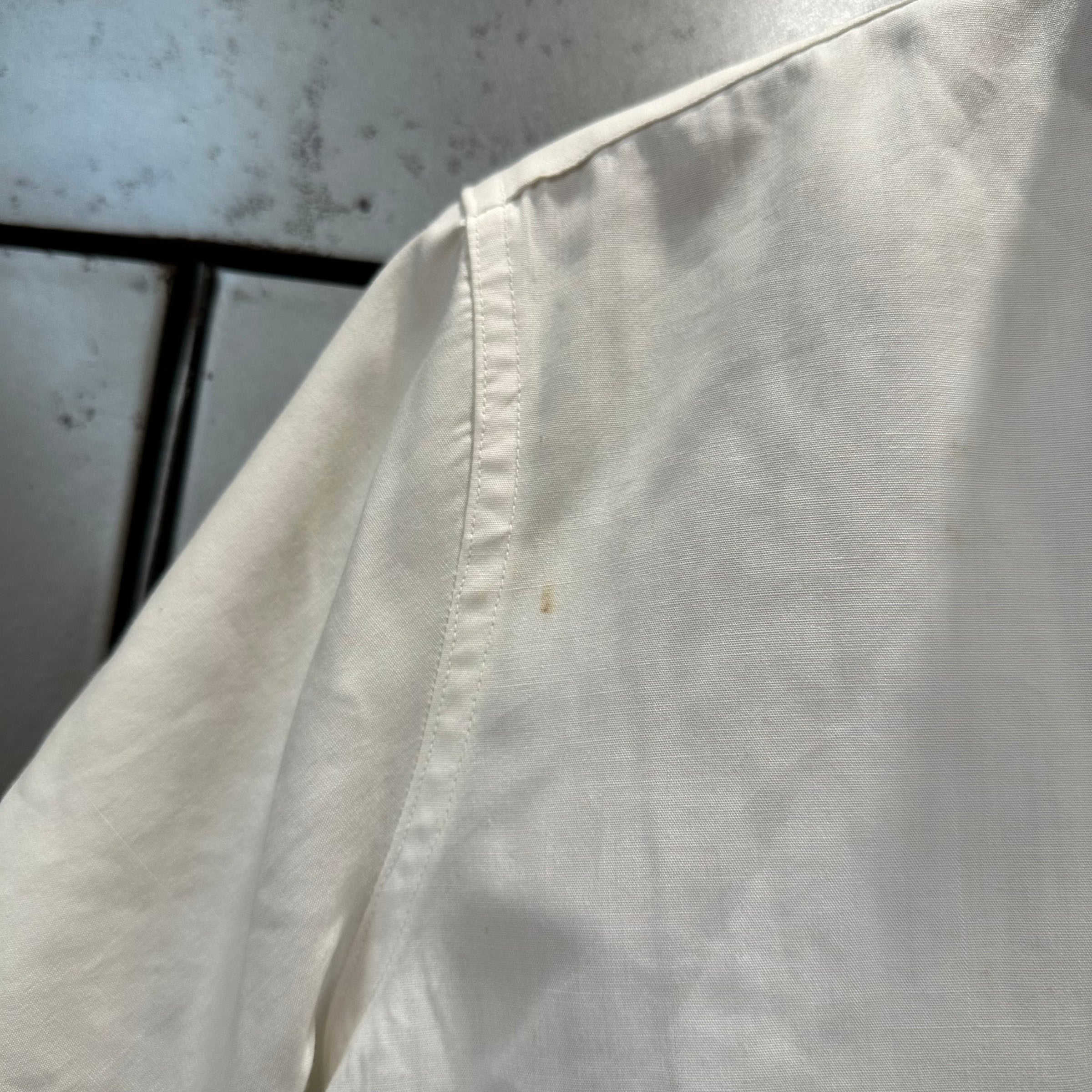 1960’s Japanese Made Cotton Military Souvenir Bowling Shirt 24” Chest