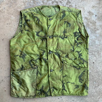 1960’s/70’s Vietnam War ERDL Poncho Liner Vest 26” Chest