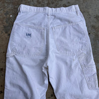 1960’s/70’s Lee White Carpenter Pants 28” x 28”