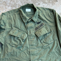 1960’s Vietnam War Mint Patched Poplin Jungle Jacket Medium Long