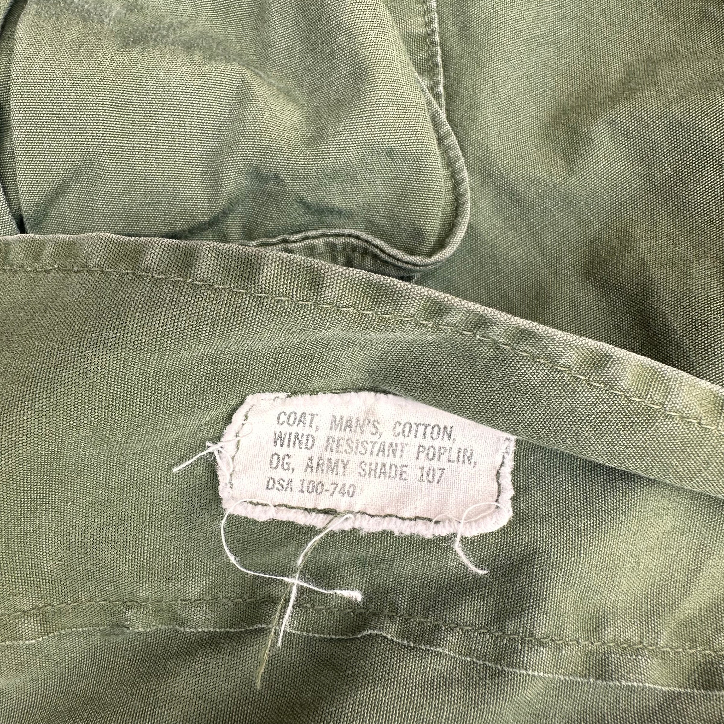 1960’s Vietnam War 2nd Pattern Poplin Jungle Jacket Small Regular