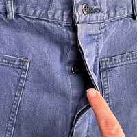 1950’s/60’s US Navy Denim Trousers 34” x 29”