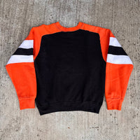 1970’s Orange and Black Freedom Sleeve Crewneck Sweatshirt XS