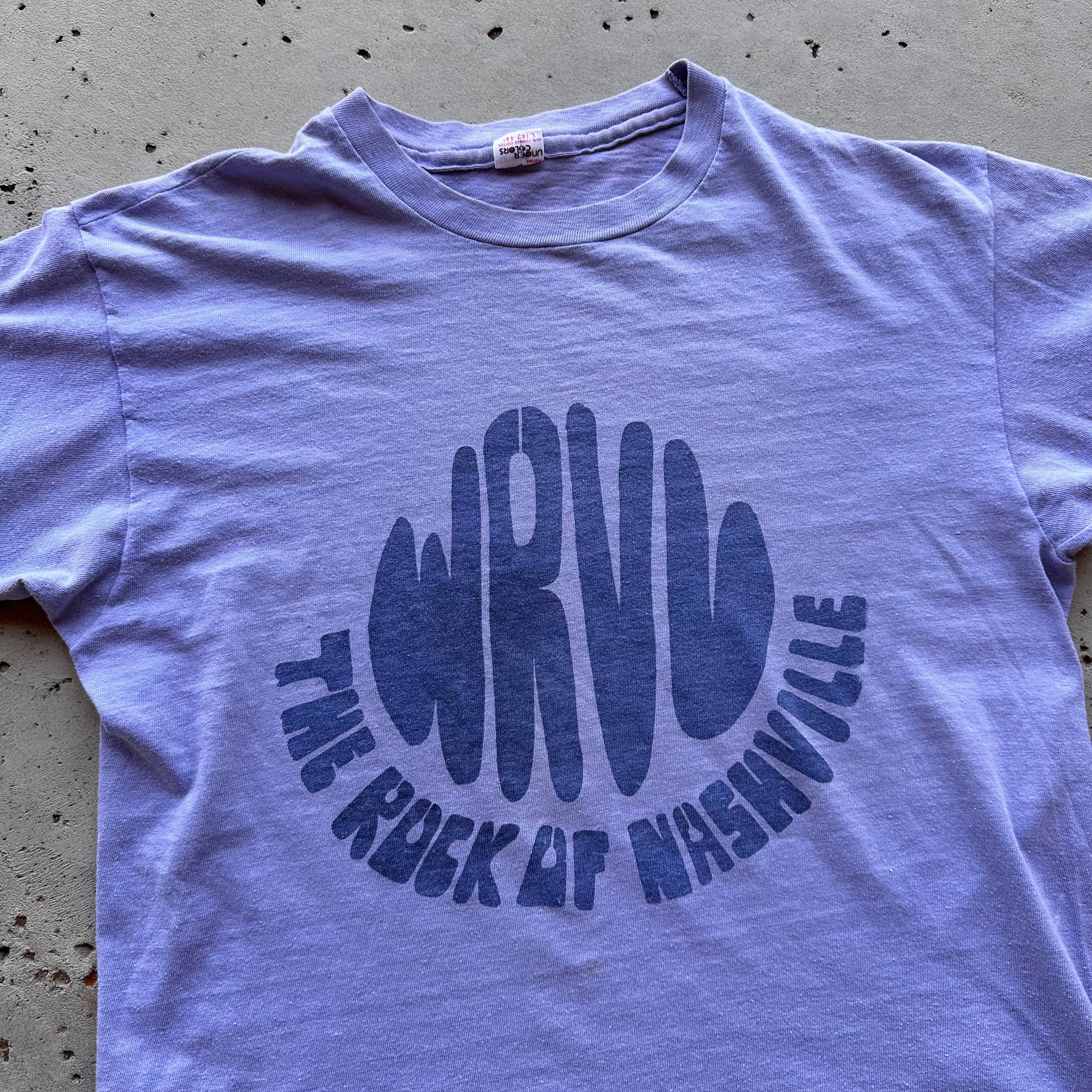 1970’s WRVU Nashville Radio Station T-Shirt Medium
