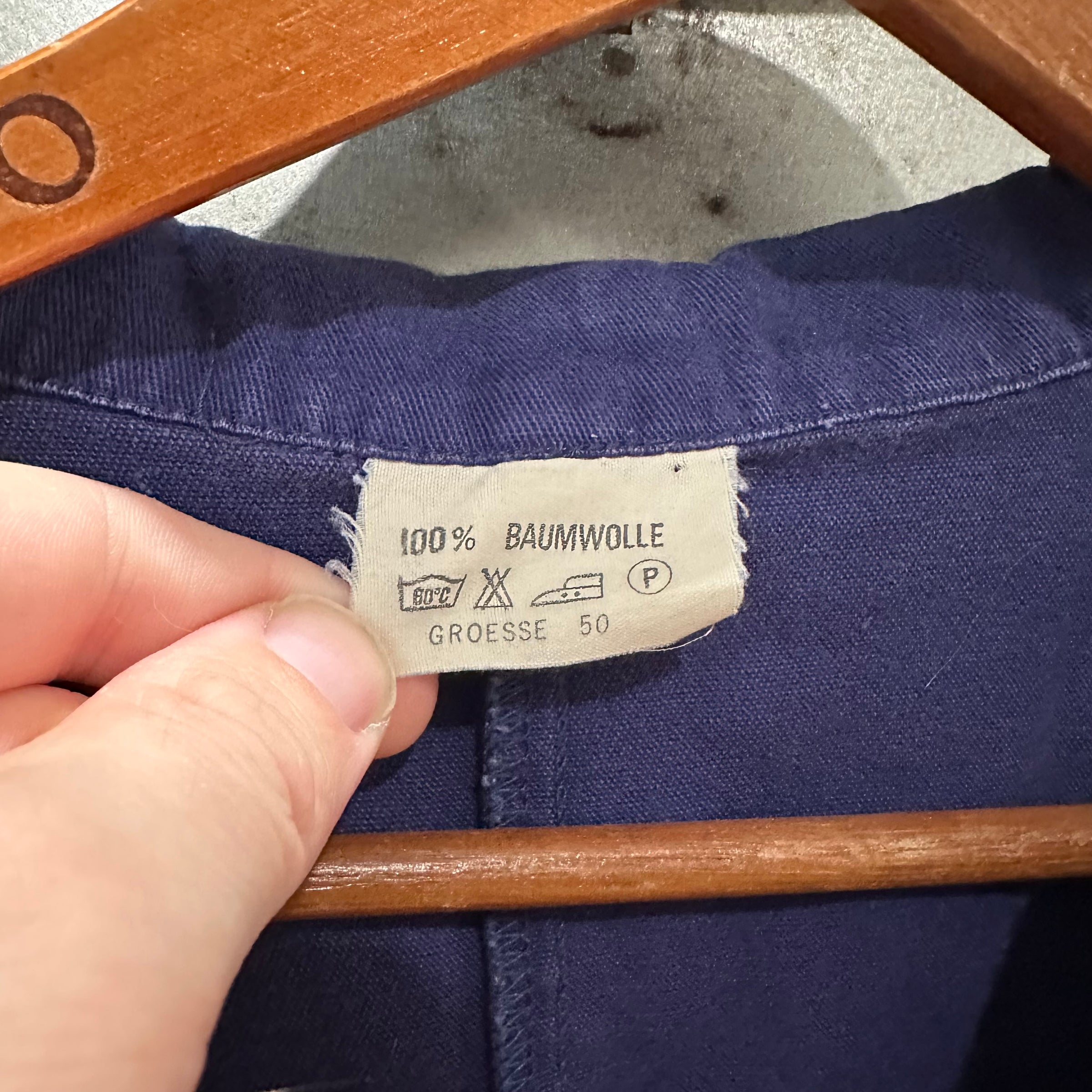 1980’s Cropped Cotton French Chore Jacket