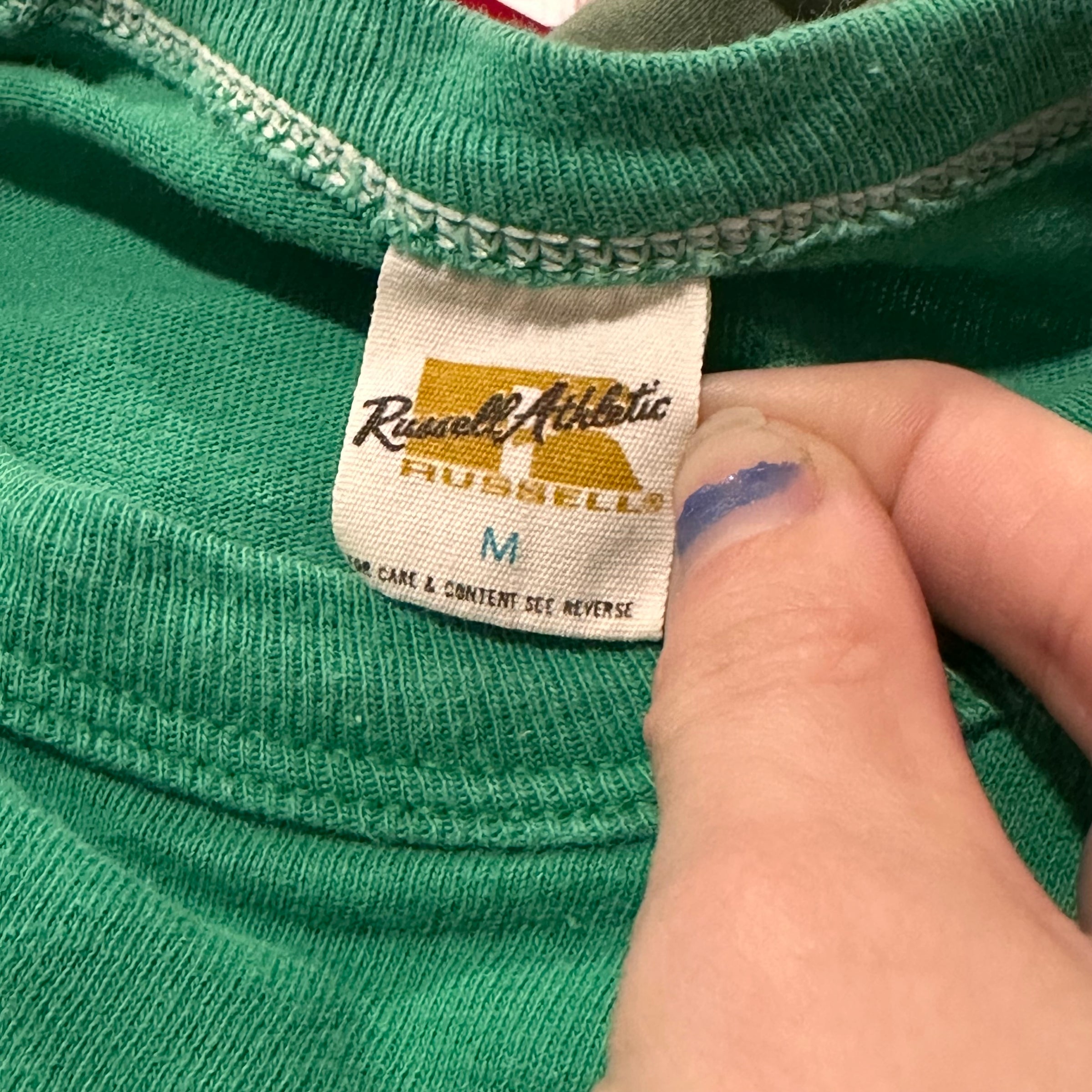 1970’s Seton Saints Russell Gold Tag T-Shirt Small