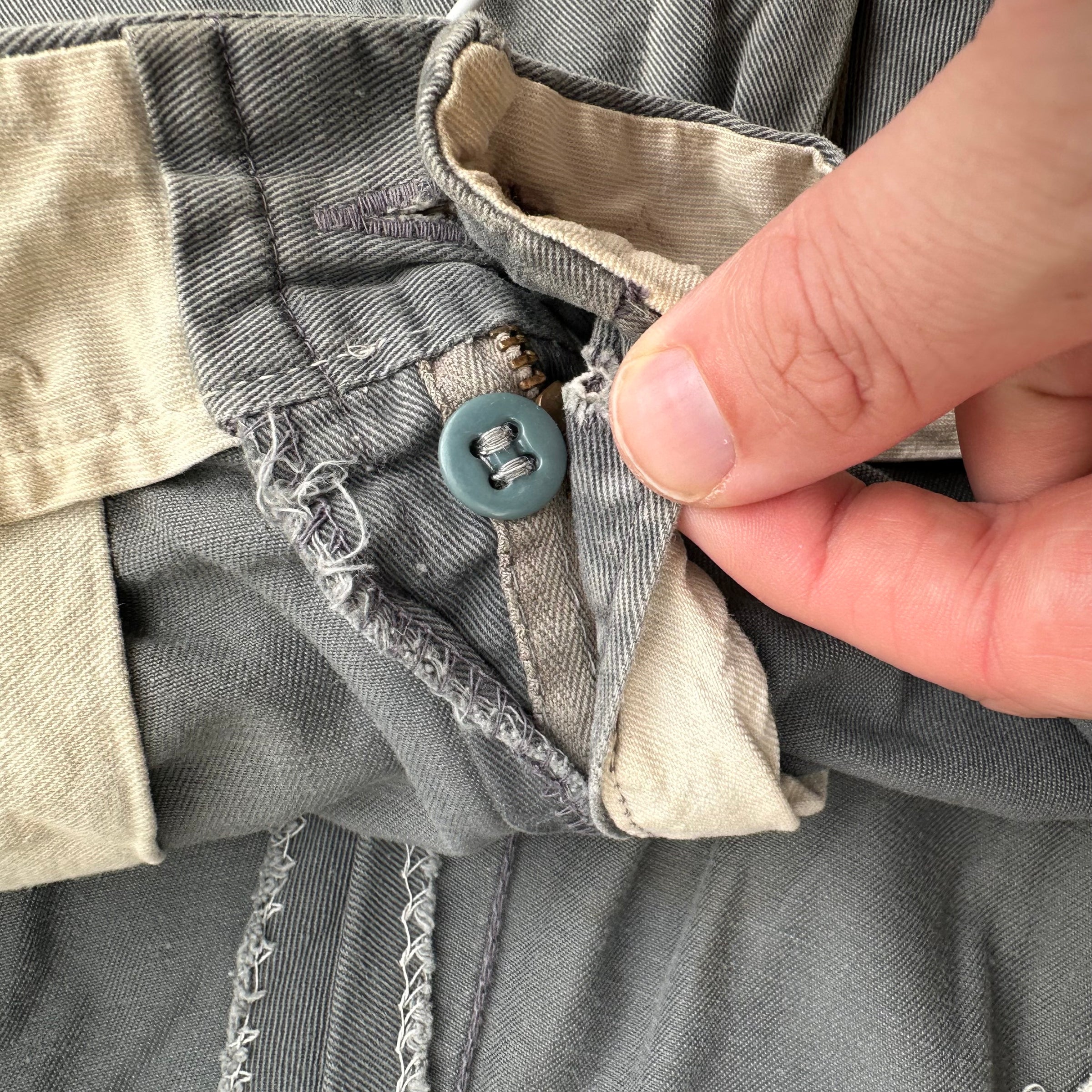 1950’s Grey Boat Cloth Work Pants 34” Waist