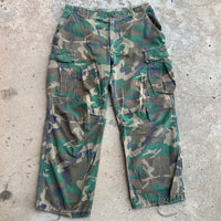 1970’s Vietnam War Brown Dominant ERDL Camo Jungle Pants Medium Regular