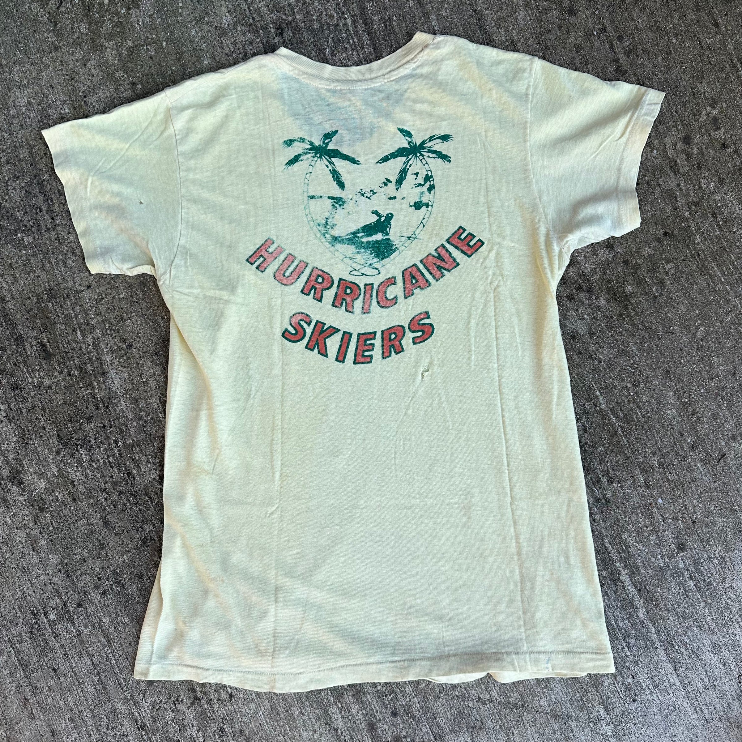 1970’s University of Miami Hurricane Skiers T-Shirt Small