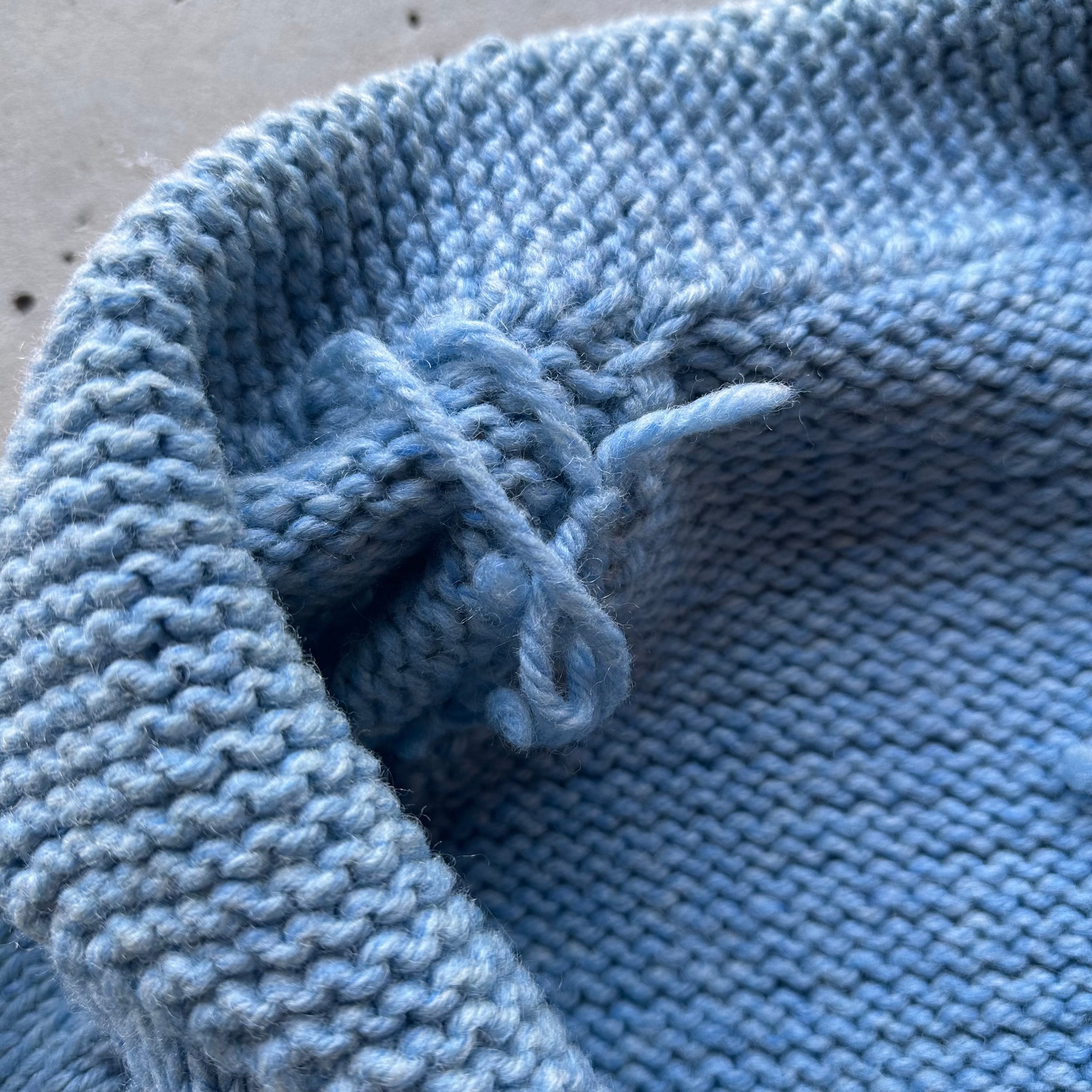 1960’s Light Blue Elk Cowichan Sweater XL