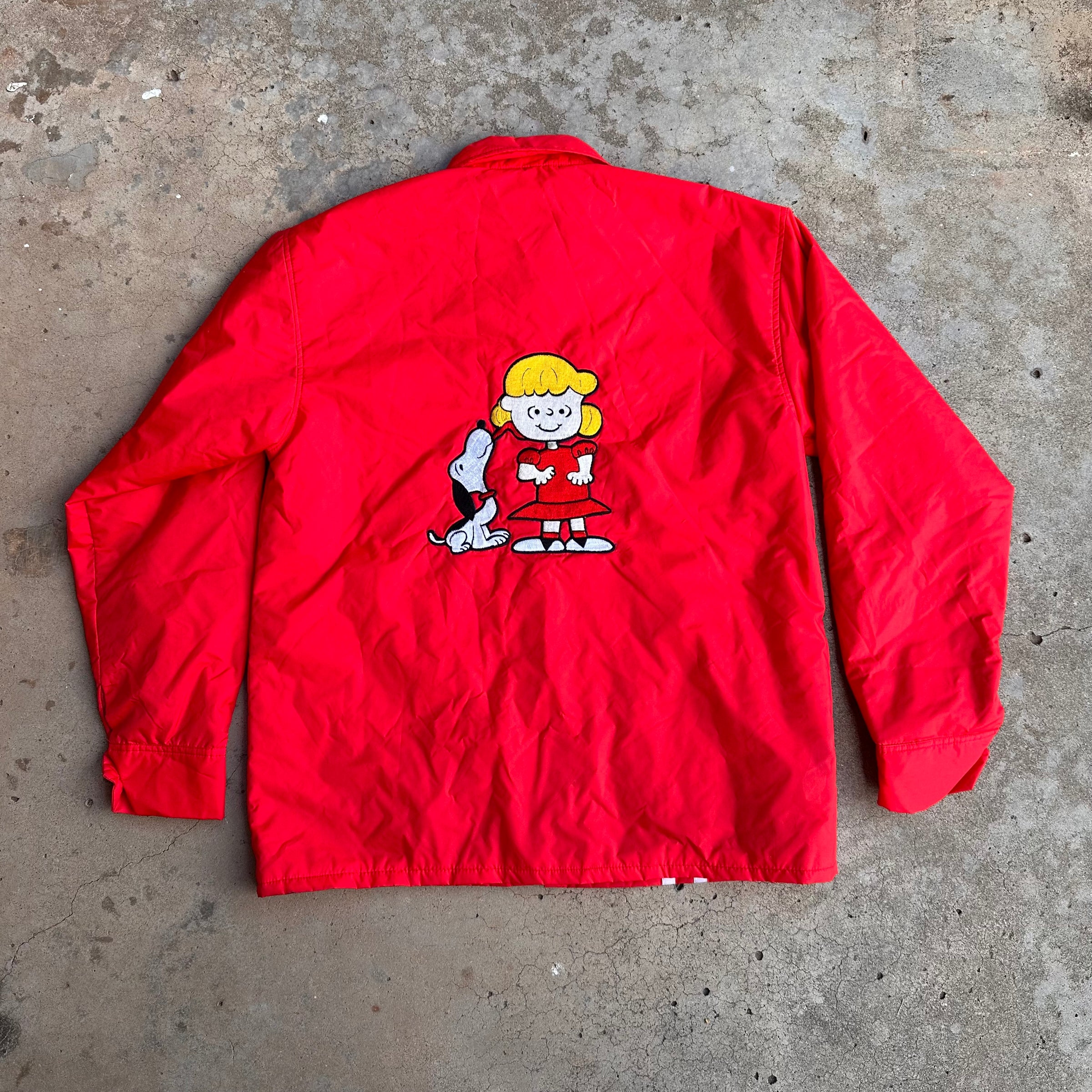 1970’s Peanuts Snoopy Okinawa Nylon Military Souvenir Jacket Medium