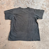 1970’s “I’m So Happy I Could Just Shit!” Faded Black T-Shirt Large