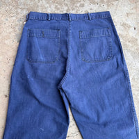 1950’s/60’s US Navy Denim Trousers 34” x 29”