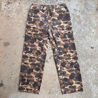 1970’s Carhartt Duck Camo Canvas Pants 32” Waist