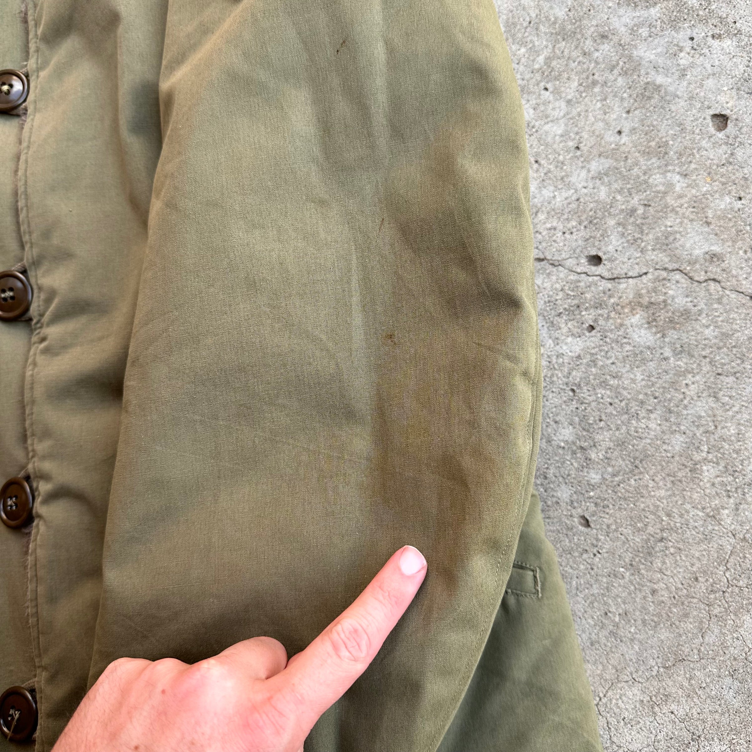 1940’s WWII Near Mint M-43 Pile Liner Jacket Size 36L