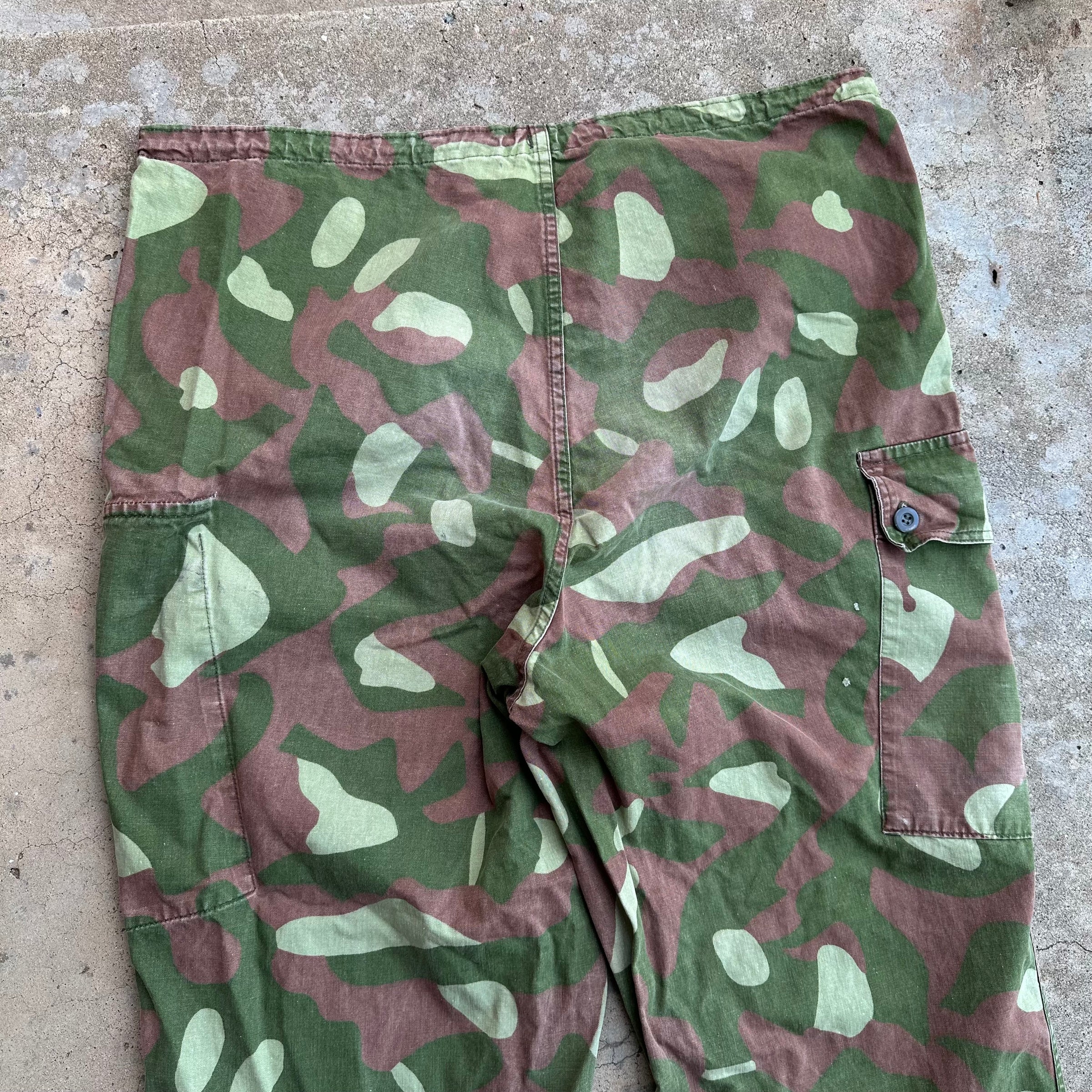 1980’s Finnish M62 Reversible Camo Pants 32” - 41” Waist
