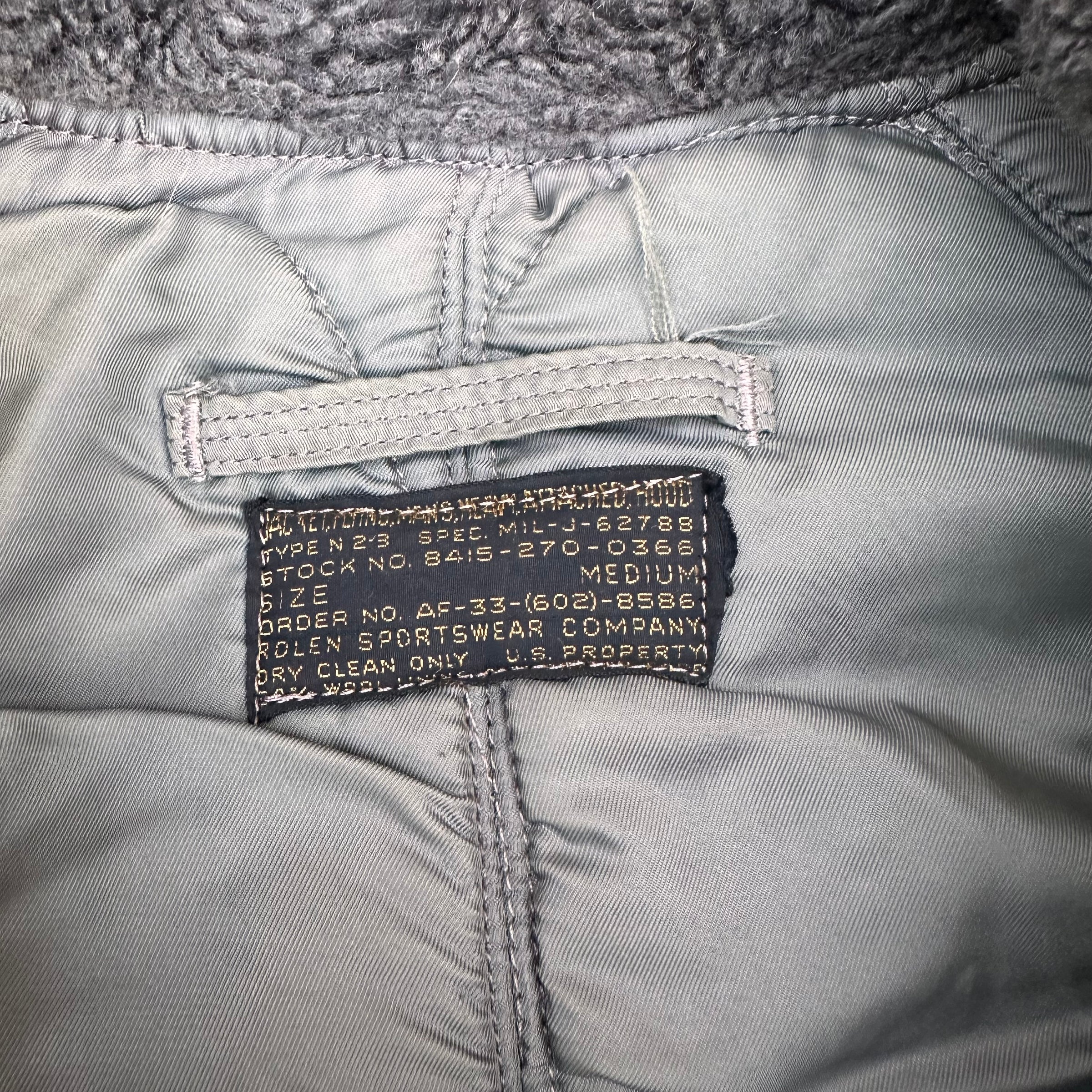 1950’s USAF N-2B Flight Jacket Size Medium