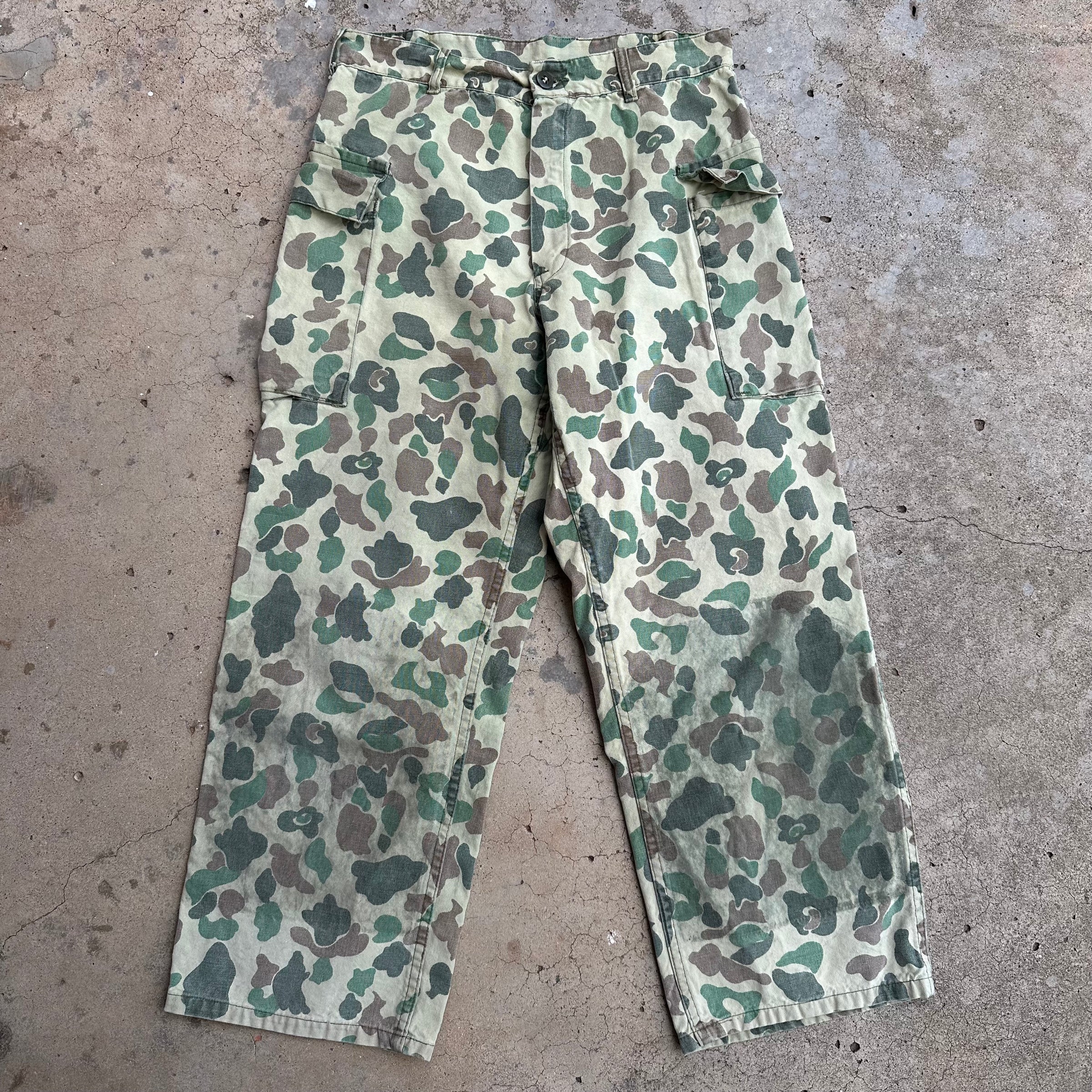 1960’s Duck Hunter Camo Pants 30” Waist