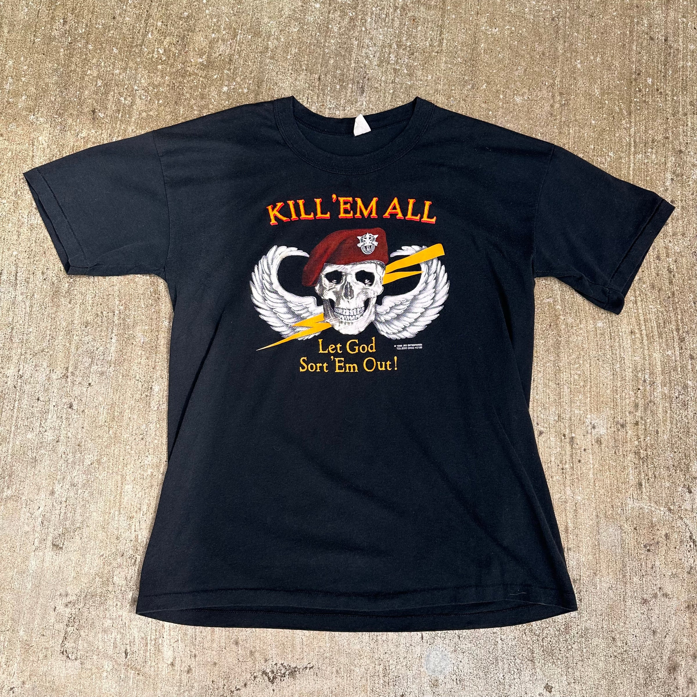 1980’s Kill ‘Em All Special Forces T-Shirt XL