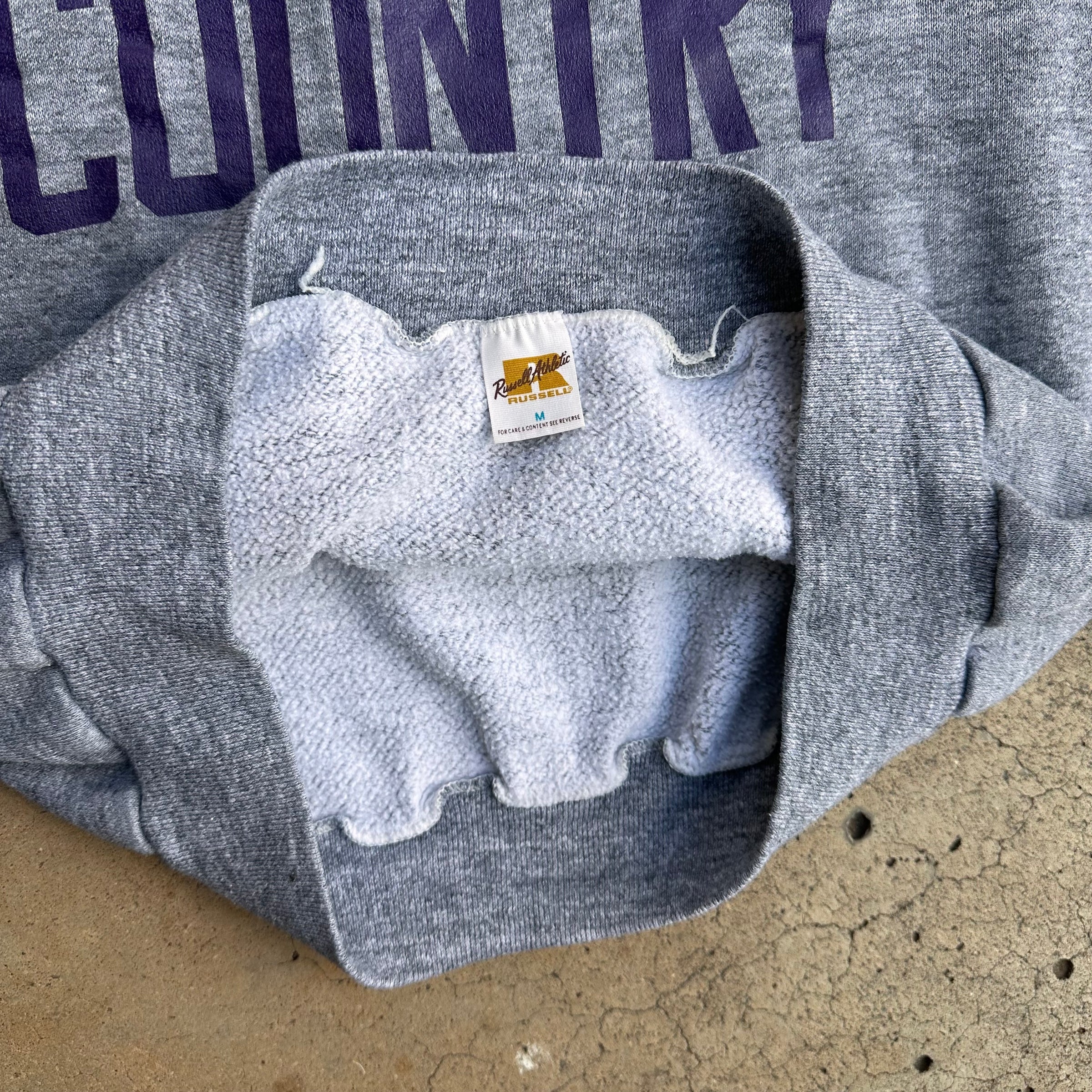 1970’s Russell Athletic Cross Country Hooded Sweatshirt Medium