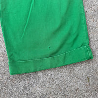 1950’s Shamrock Gas Station Uniform Cotton Work Pants 29” x 30”