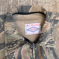 1970’s Neet Products Vertical Tiger Stripe Hunting Jacket XL