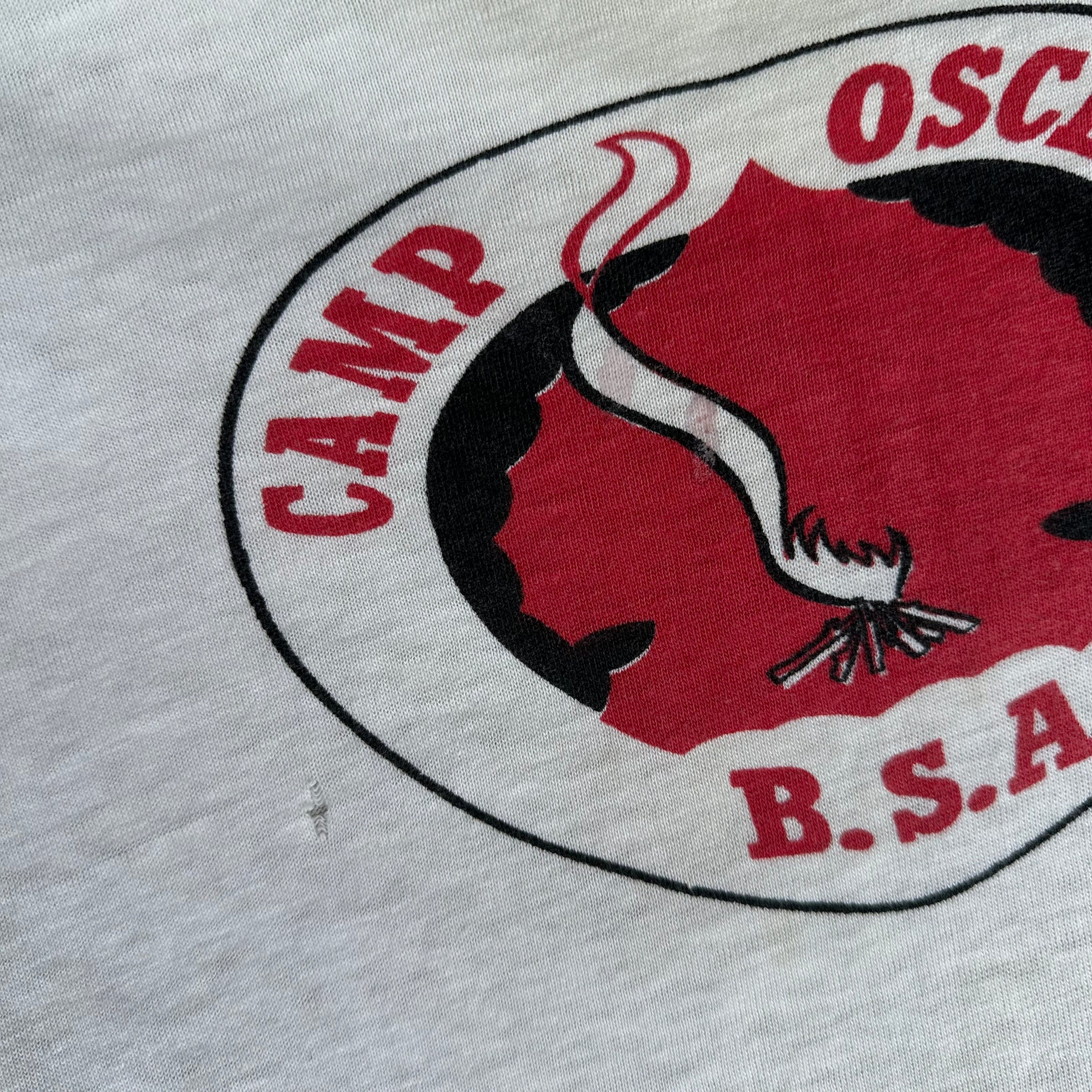 1960’s Camp Osceola Boy Scout T-Shirt Large