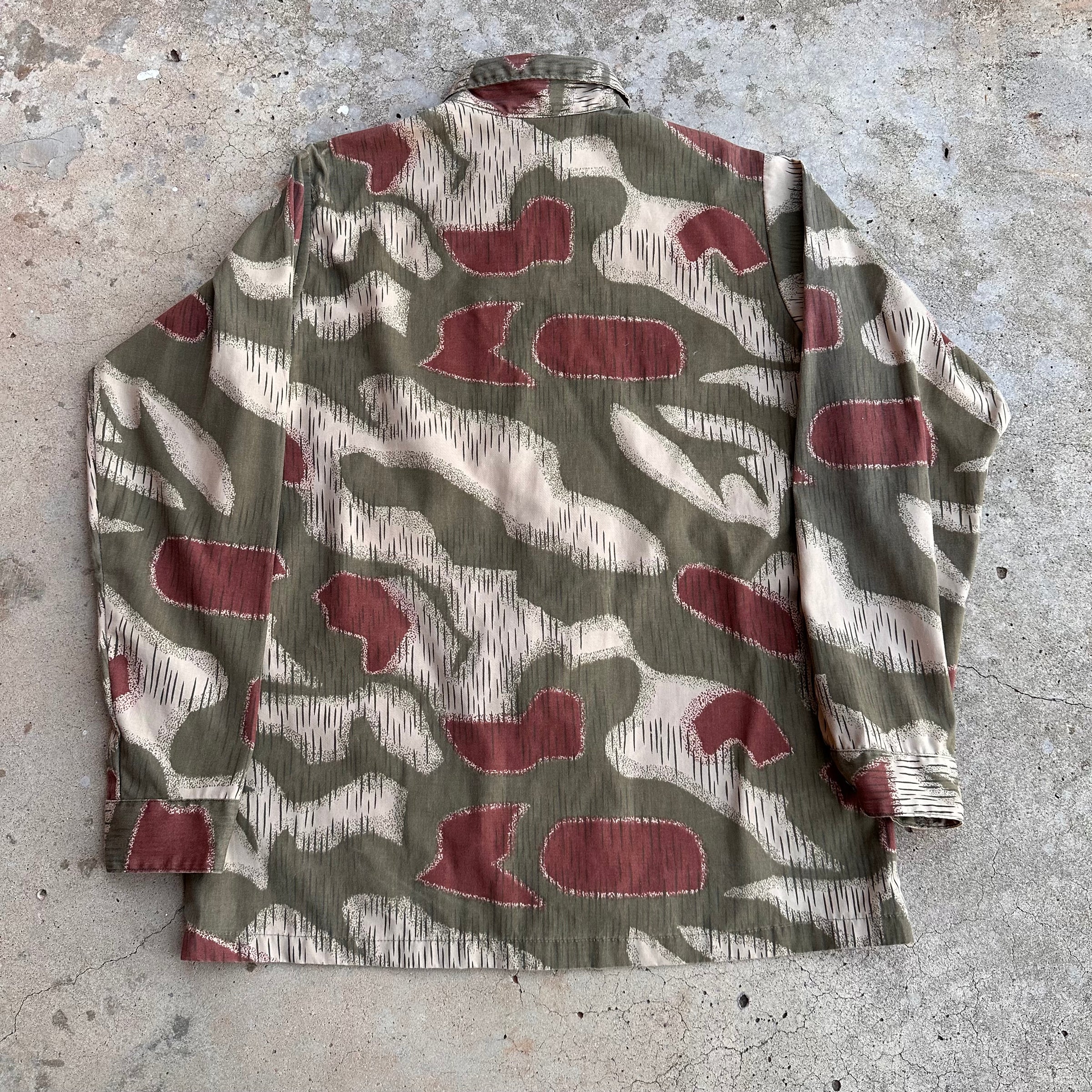 1970’s West German BGS Sumpfmuster Camo Army Fatigue Shirt