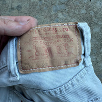 1960’s Levi’s Big E 911B Pique Cord Cut Off Shorts 30” Waist