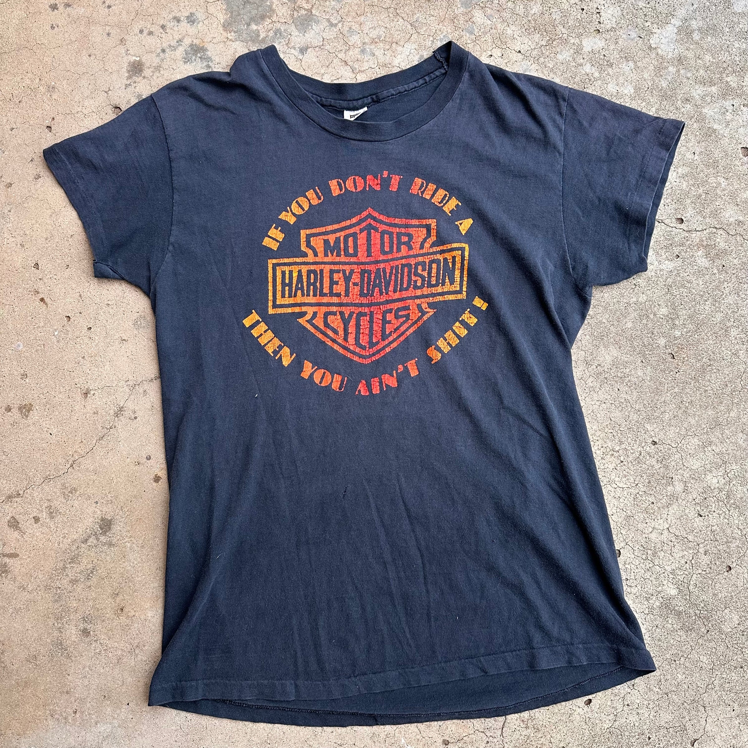 Early 70’s Harley Davidson “You Ain’t Shit!” Shop T-Shirt Small
