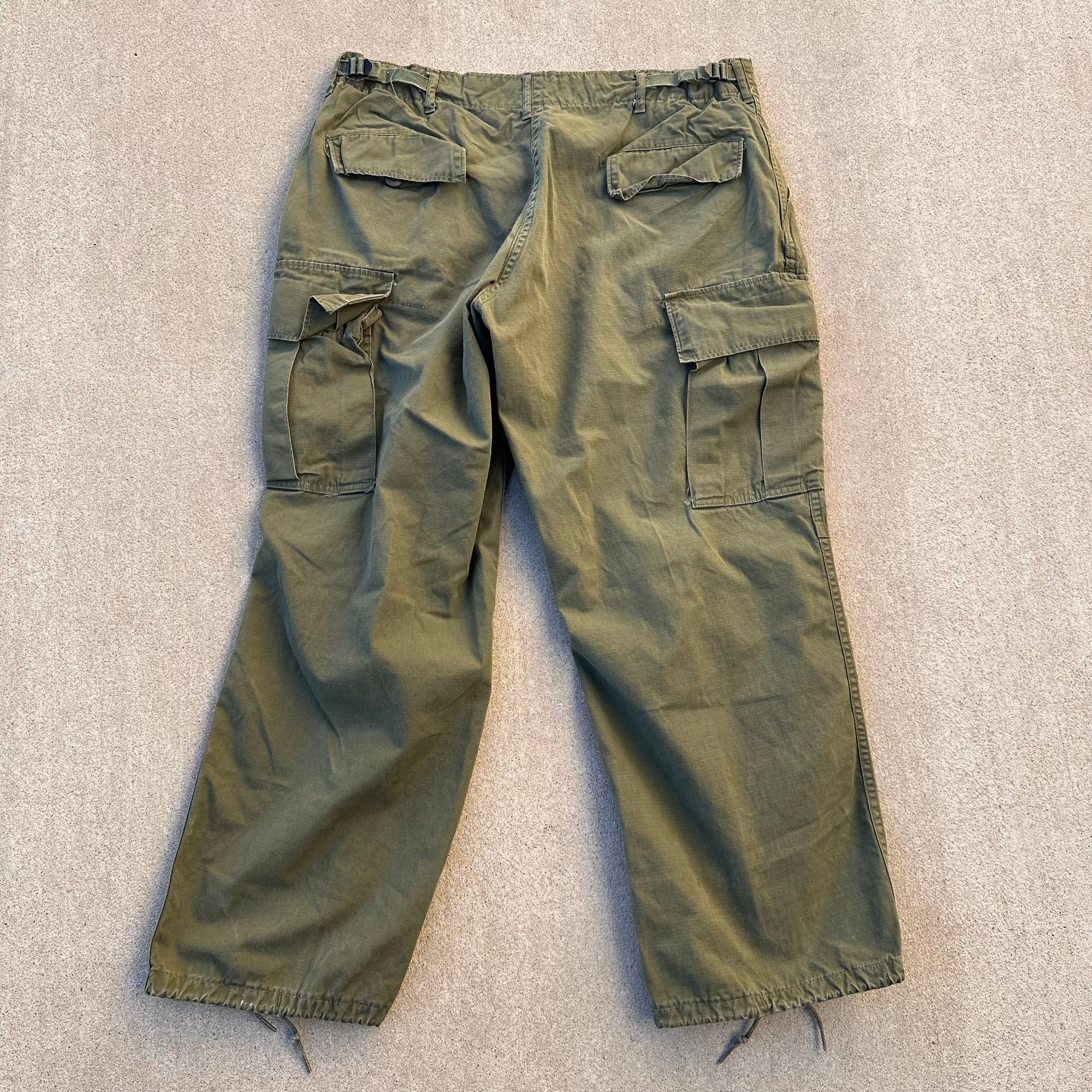 1960’s Vietnam War Mint Ripstop Jungle Pants Large Short