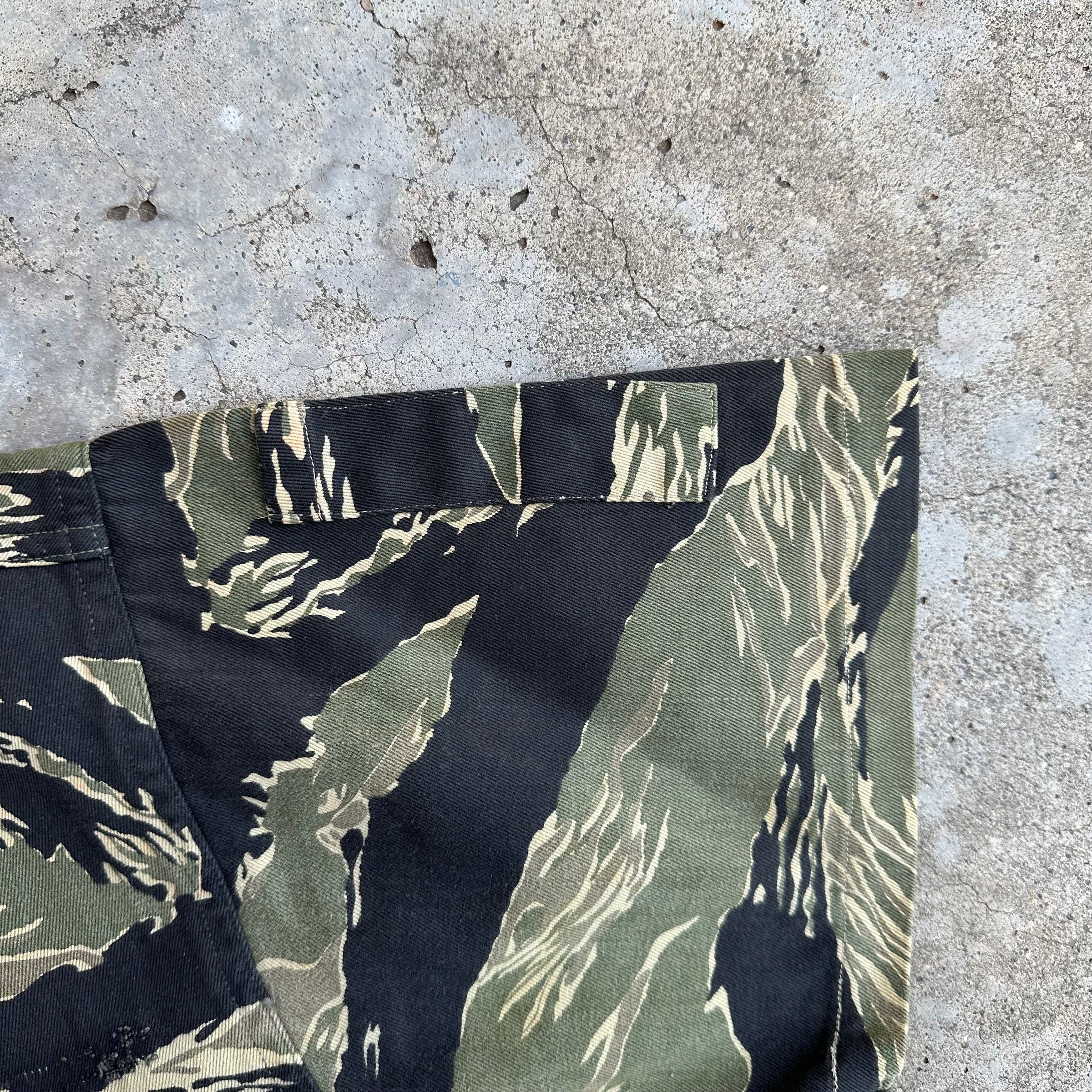 1960’s Modified Okinawa Tiger Stripe Shirt A-S