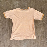 1960’s Da-Mil Varsity Heather Yellow Ringer T-Shirt Medium
