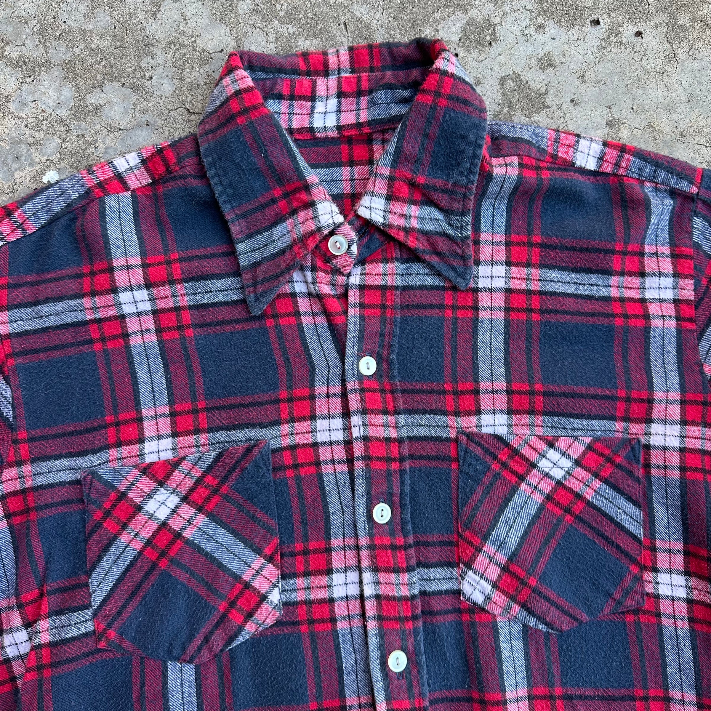 1960’s/70’s Brushed Cotton Flannel Shirt Large
