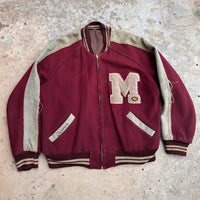 1950’s Painted Reversible Varsity Jacket XL