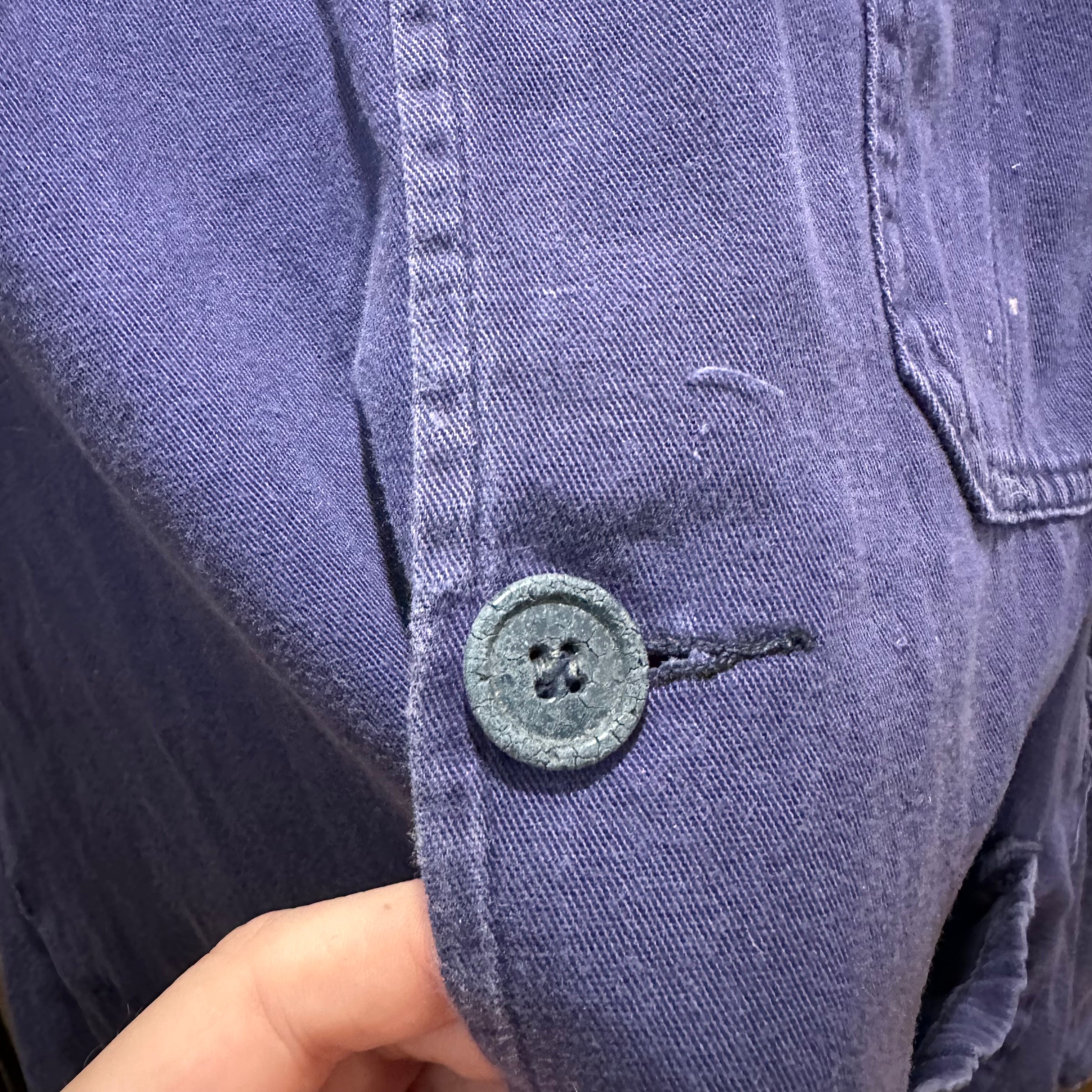 1980’s Cropped Cotton French Chore Jacket