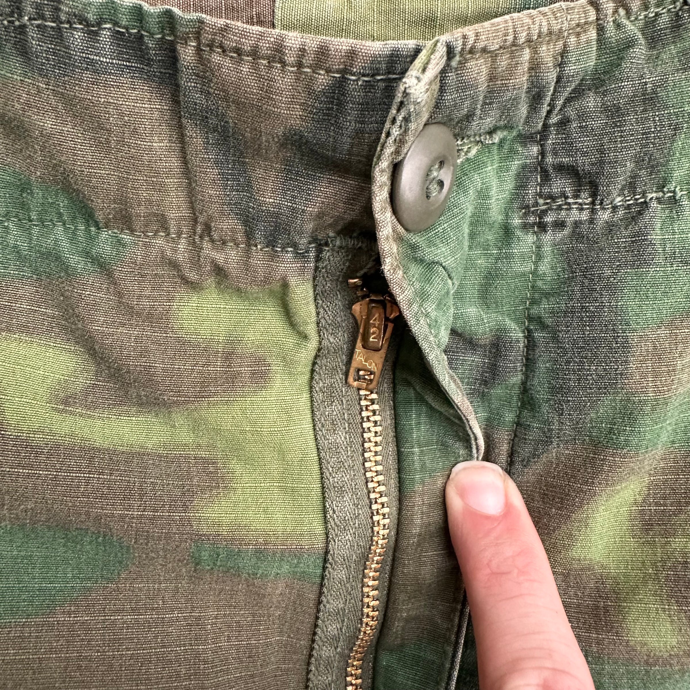 1960’s ERDL Camo Jungle Pants 36” Waist Medium Regular