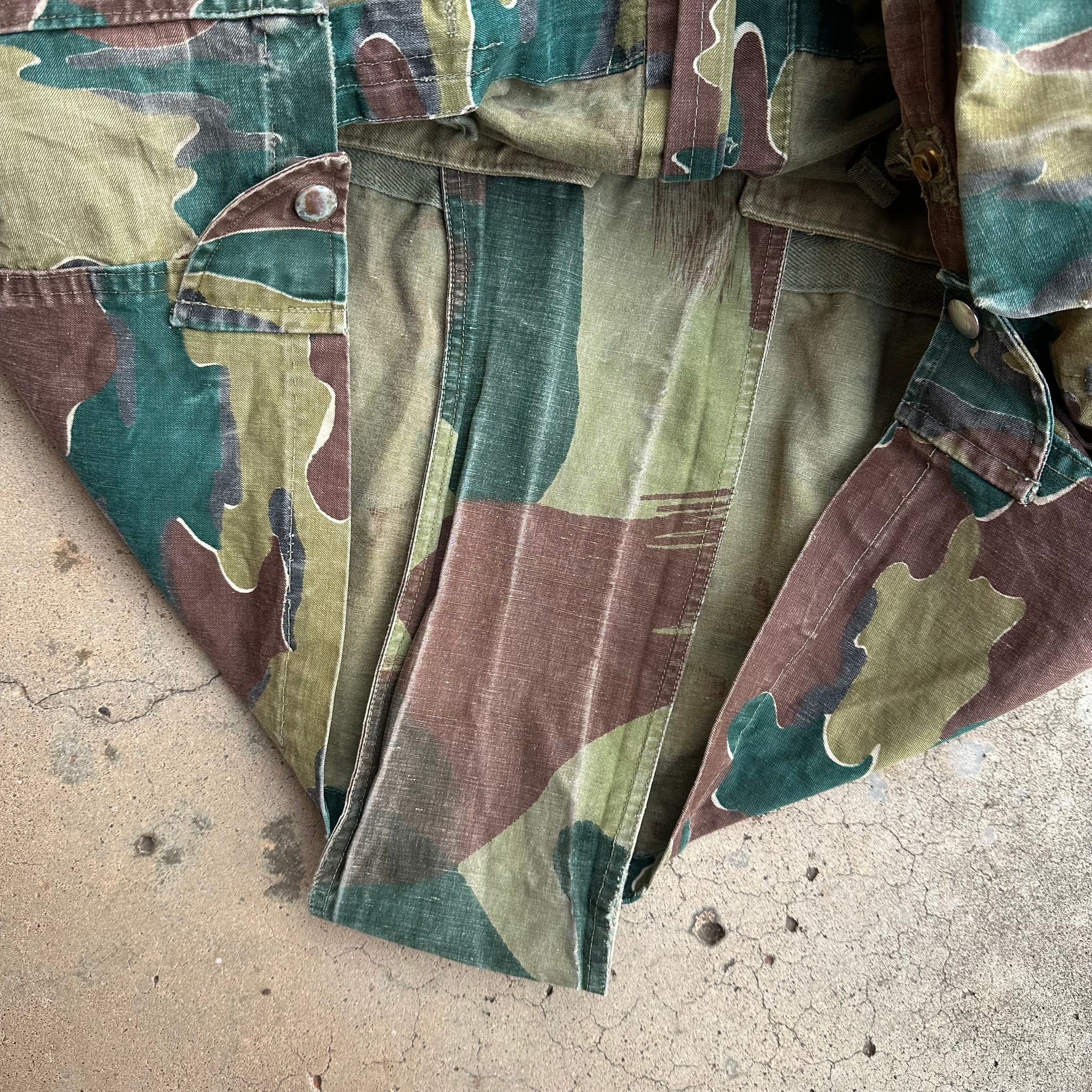 1960’s Belgian Jigsaw Camo Paratrooper Smock Jacket