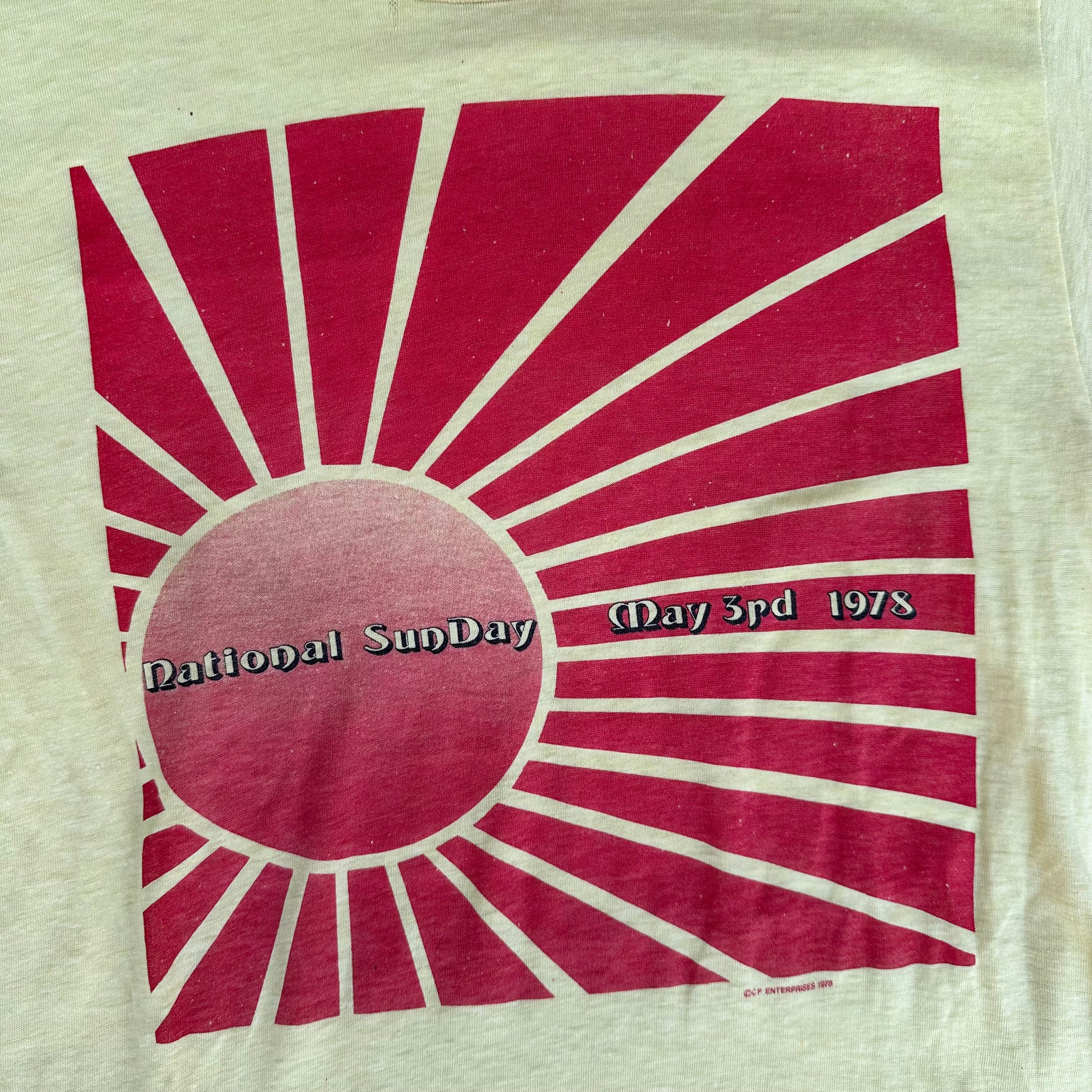 1978 National Sun Day T-Shirt Small