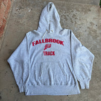 1980’s Champion Reverse Weave Winged Foot Hooded Sweatshirt Large