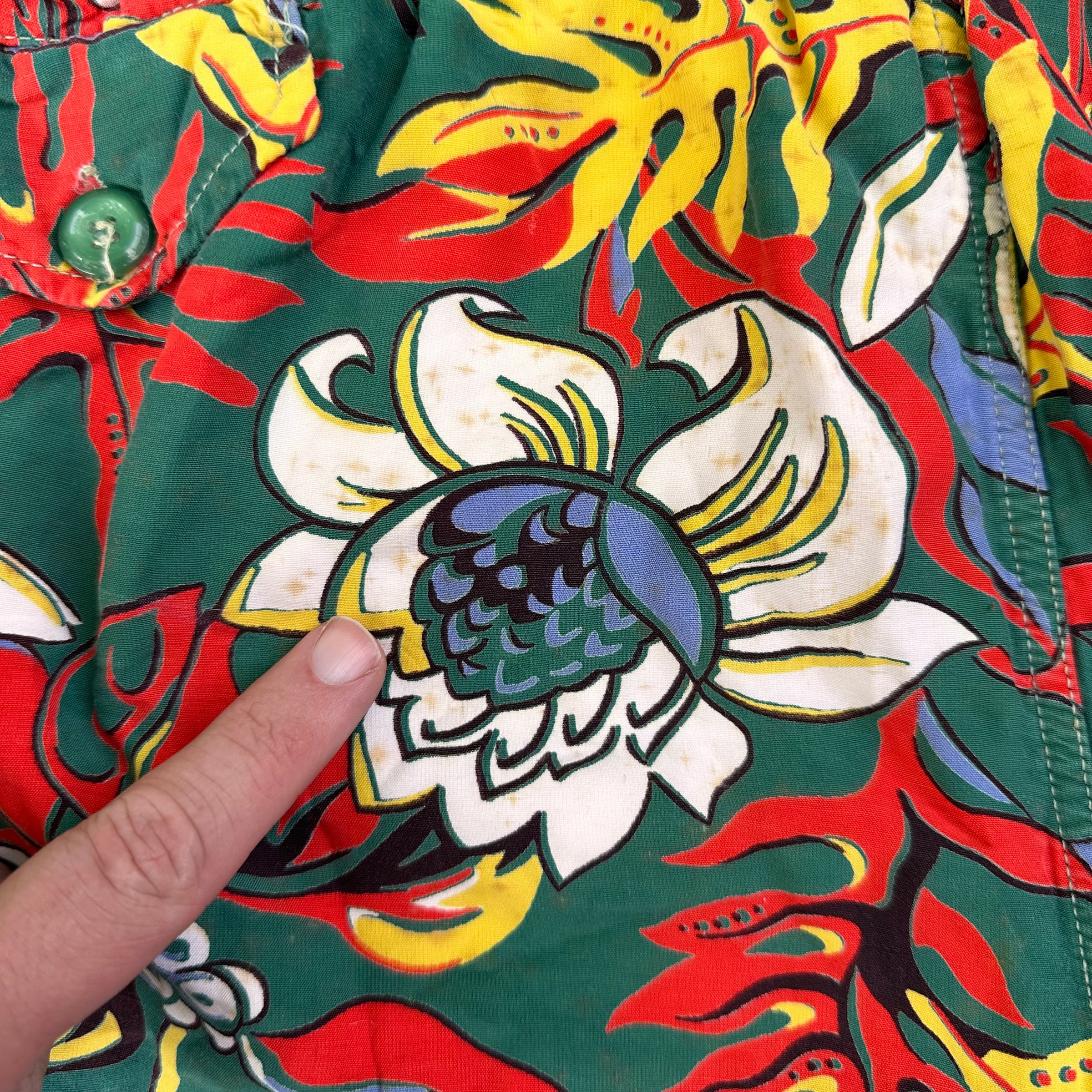 1950’s Jantzen Floral Swim Shorts Size 34