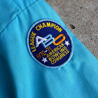 1970’s Nat Nast Embroidered Bowling Shirt Large