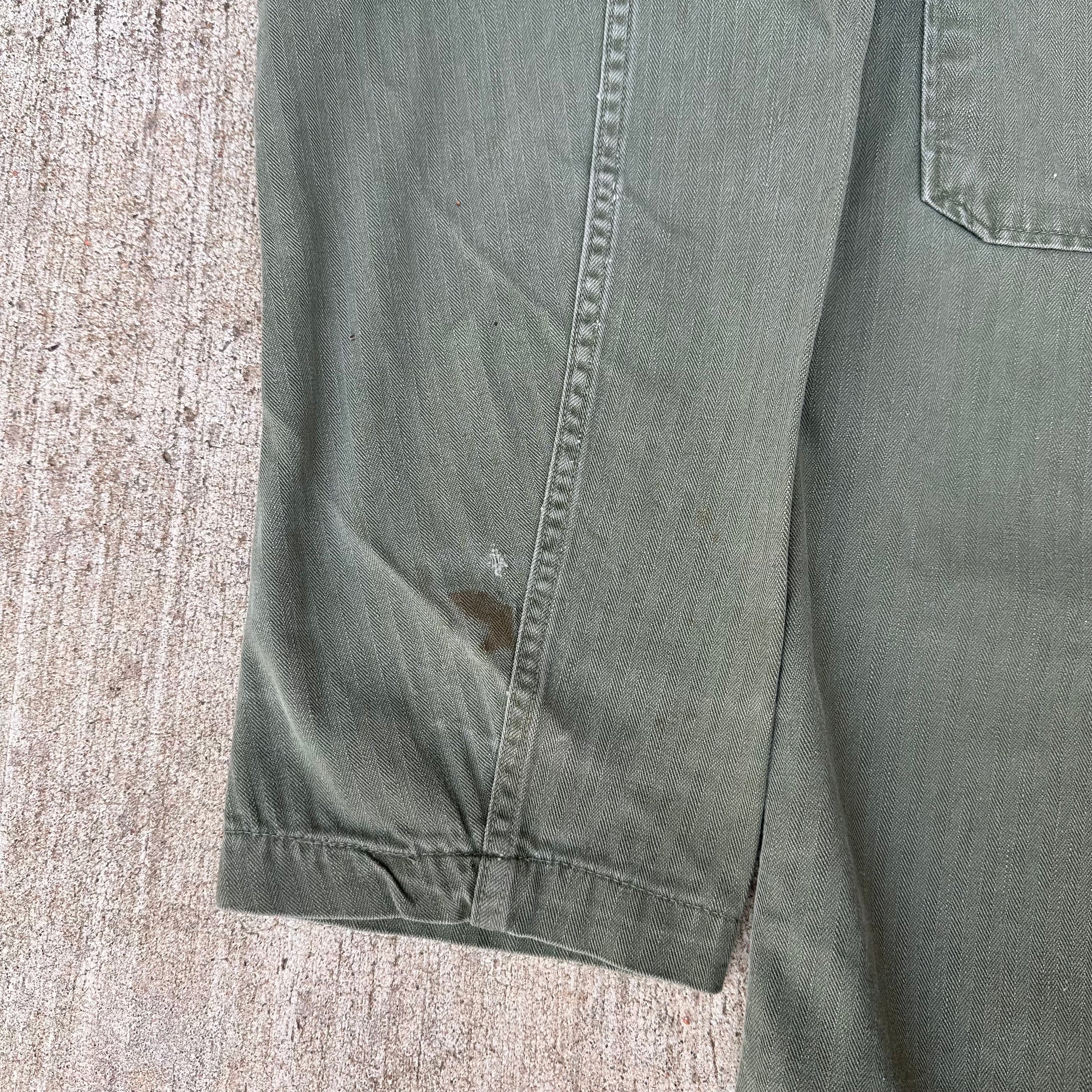 1950’s US Army M47 HBT Shirt Small