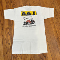 1970’s Deadstock Ernie DeCroce AAI Speed Equipment Stock Car T-Shirt Medium