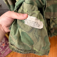 1960’s Poplin ERDL Camo Jungle Jacket Large Regular